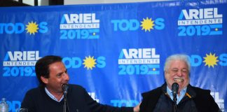 Ariel Sujarchuk y Ginés González García recorrieron el Polo Sanitario Matheu y brindaron una charla en el PES de Escobar