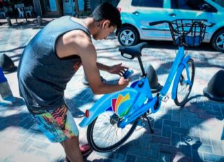 El sistema público de bicicletas de la Municipalidad de Escobar sumó 2100 usuarios en su primera semana de funcionamiento