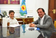 Axel Kicillof recibió a Sujarchuk para planificar políticas conjuntas entre la Provincia y el Municipio