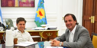 Axel Kicillof recibió a Sujarchuk para planificar políticas conjuntas entre la Provincia y el Municipio