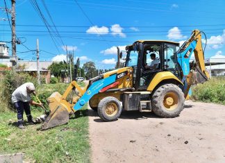 La Municipalidad de Escobar continúa con los trabajos de limpieza de arroyos y zanjas