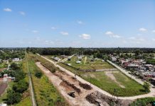 Maquinista Savio: Duplican la capacidad del reservorio hidráulico de la calle Mocoví