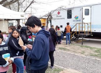El operativo sanitario brinda atención en Belén de Escobar