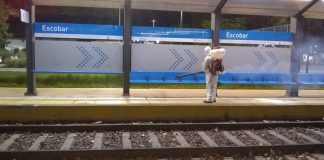 Intensifican la desinfección de transporte y espacio público