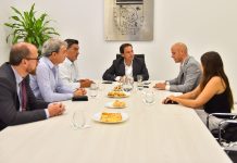 Ariel Sujarchuk recibió al secretario nacional de PyMEs Guillermo Merediz
