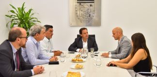 Ariel Sujarchuk recibió al secretario nacional de PyMEs Guillermo Merediz