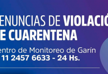 Denuncias de violación de cuarentena en Escobar