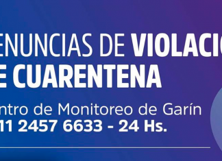 Denuncias de violación de cuarentena en Escobar