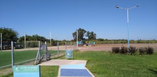 Inicia la construcción de una cancha de fútbol 11 en el polideportivo de Matheu