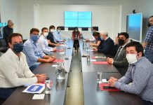 Intendentes de Región Norte 2 y la ministra Sabina Frederic coordinan acciones para controlar la cuarentena