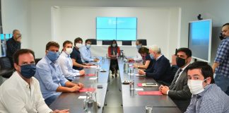 Intendentes de Región Norte 2 y la ministra Sabina Frederic coordinan acciones para controlar la cuarentena