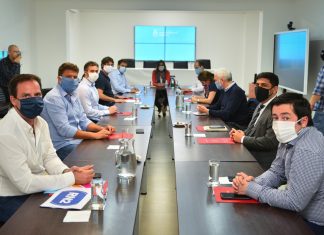 Intendentes de Región Norte 2 y la ministra Sabina Frederic coordinan acciones para controlar la cuarentena