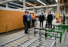 Sujarchuk recibió en Garín al ministro de Obras Públicas de la Nación Katopodis