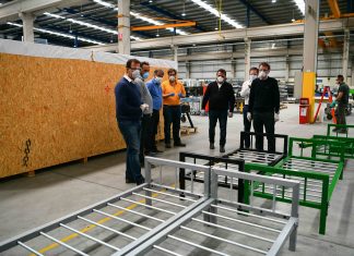 Sujarchuk recibió en Garín al ministro de Obras Públicas de la Nación Katopodis