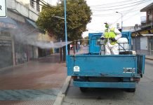 La Municipalidad de Escobar sigue adelante con las tareas de desinfección en todo el distrito