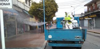 La Municipalidad de Escobar sigue adelante con las tareas de desinfección en todo el distrito