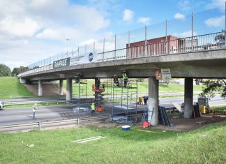 Comienza la etapa final de los trabajos de reparación del Puente Garín