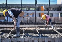 Continúan las obras de ampliación en el colegio Ramón A. Cereijo