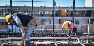 Continúan las obras de ampliación en el colegio Ramón A. Cereijo