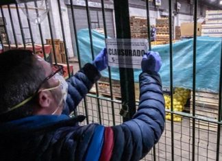 Coronavirus: Clausuran los mercados de frutas y verduras de Lambertuchi