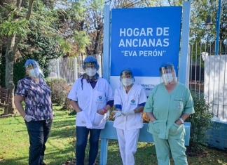 En el Hogar Municipal Eva Perón el personal se aisló con las abuelas para evitar contagios