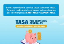 Hasta el lunes 40% de descuento en el pago de las tasas 2020