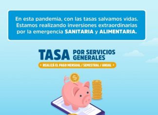 Hasta el lunes 40% de descuento en el pago de las tasas 2020