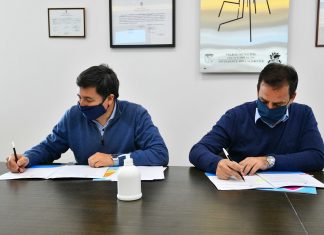 Escobar: Sujarchuk y Arroyo firmaron importantes convenios de asistencia social