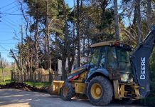 Retoman obras de pavimentación en distintas localidades del distrito