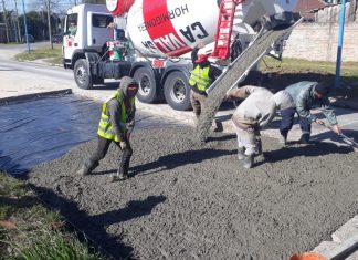 Se intensifican las obras de bacheo en Escobar
