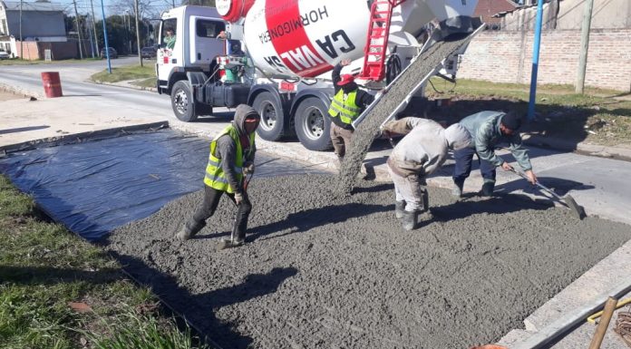 Se intensifican las obras de bacheo en Escobar