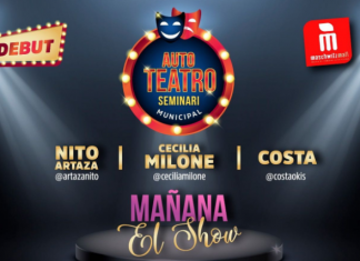 Histórico: Escobar lanza el primer autoteatro del país