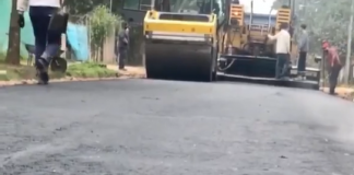 Continúan las tareas de asfalto para interconectar el distrito