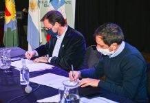 Sujarchuk y Cabandié presentaron proyectos para promover el desarrollo sostenible en Escobar