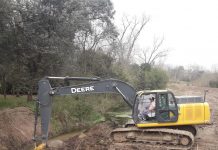 Continúan los trabajos hidráulicos en distintos puntos del partido