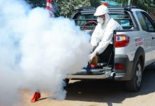 Inician las fumigaciones contra el dengue