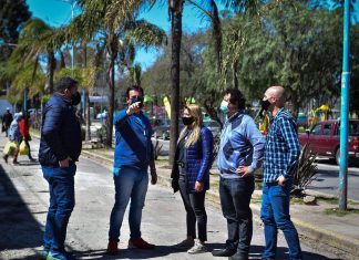 Maquinista Savio: Inició la repavimentación del Boulevard 5 de Junio