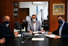 Sujarchuk firmó un histórico convenio con la Dirección Nacional de Vialidad