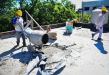 Inician las obras de mejoramiento del polideportivo Luis Monti