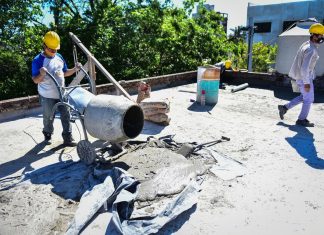 Inician las obras de mejoramiento del polideportivo Luis Monti