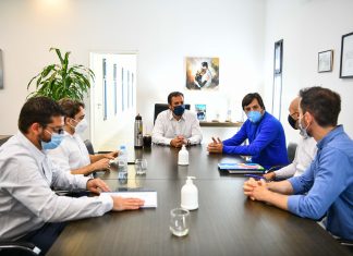 Sujarchuk recibió al viceministro de Salud bonaerense