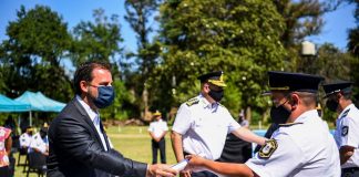 Día de la Policía Bonaerense: Distinguieron a 100 agentes por su destacada actuación durante el 2020