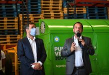 El ministro Cabandié entregó maquinaria para fortalecer el trabajo en el tratamiento de residuos sólidos urbanos