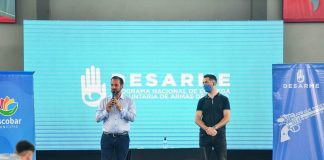 Escobar: presentan el Programa Nacional de Entrega Voluntaria de Armas de Fuego