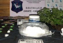 Dos detenidos tras la incautación de más de medio kilo de cocaína