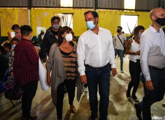 Sujarchuk y la ministra Teresa García supervisaron el funcionamiento “Mi Registro, Mi Barrio”