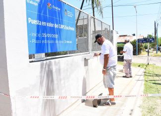Avanza a buen ritmo la puesta en valor del CAPS “Eva Perón”