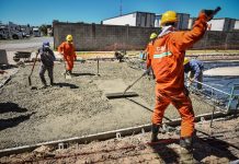 Beto Ramil recorrió importantes obras de asfalto en Garín y Matheu