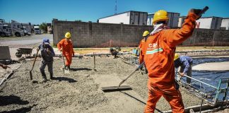 Beto Ramil recorrió importantes obras de asfalto en Garín y Matheu