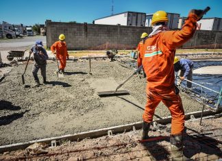 Beto Ramil recorrió importantes obras de asfalto en Garín y Matheu